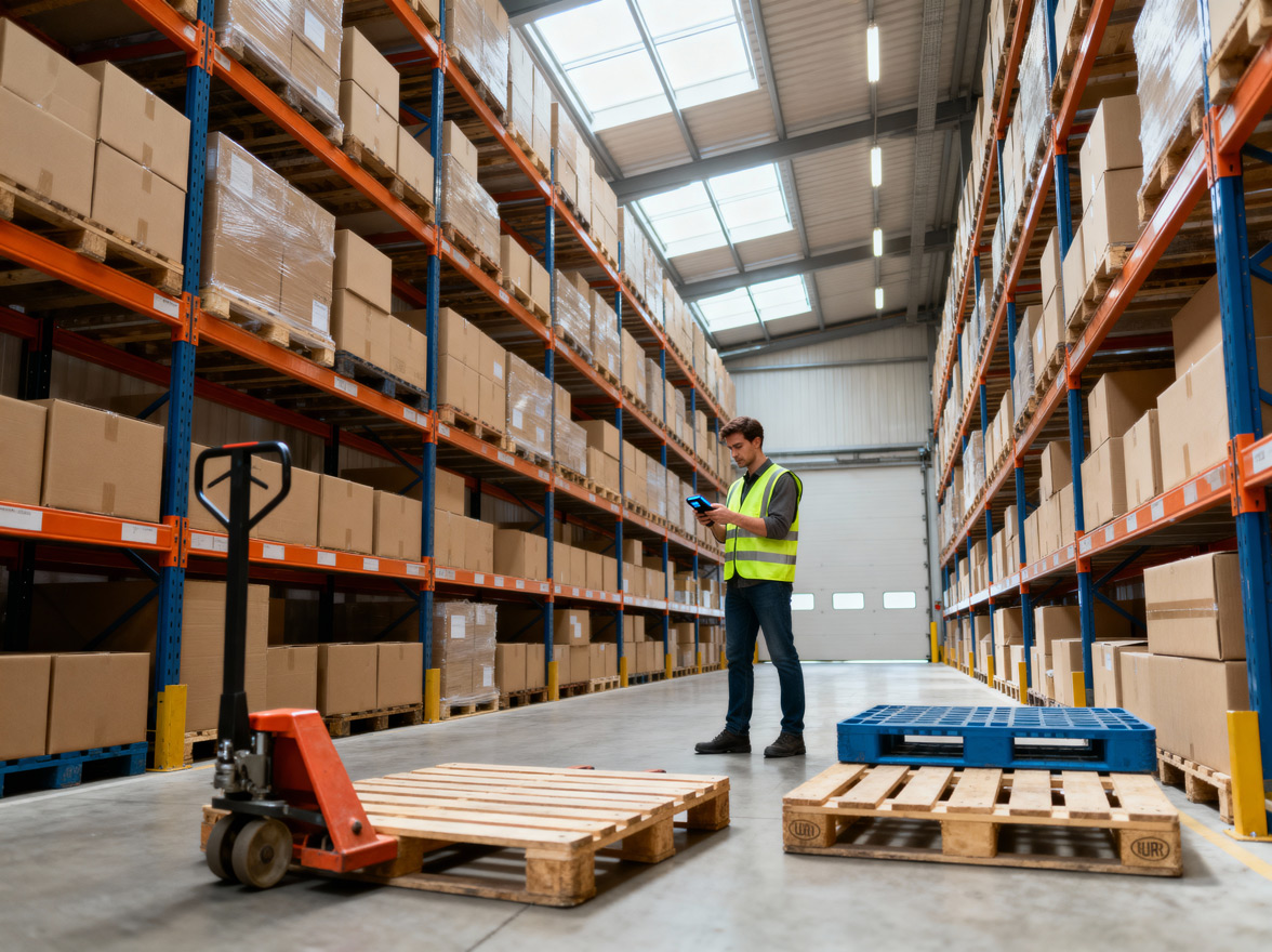 Beispiel von Einsatz LI-ION Batterien in Lagerzentren